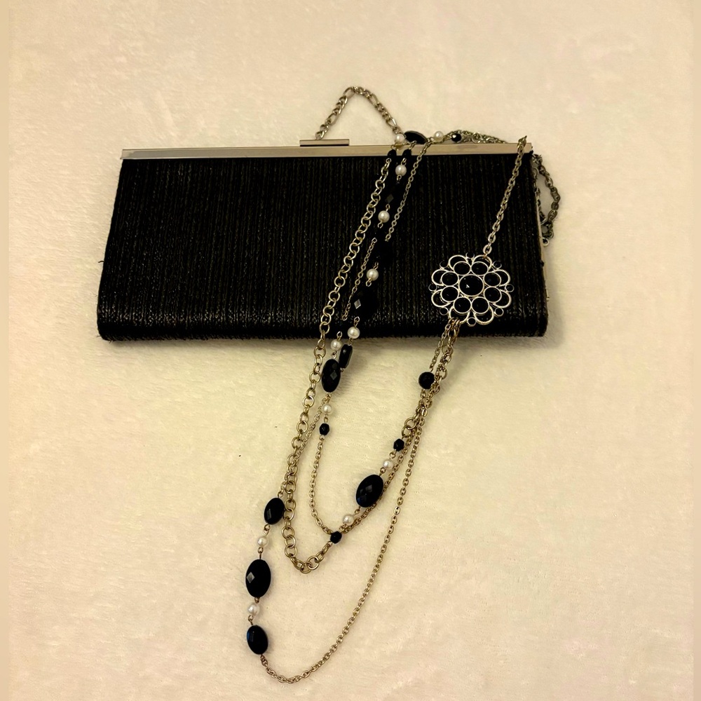 White House Black Market Tri-Strand Necklace